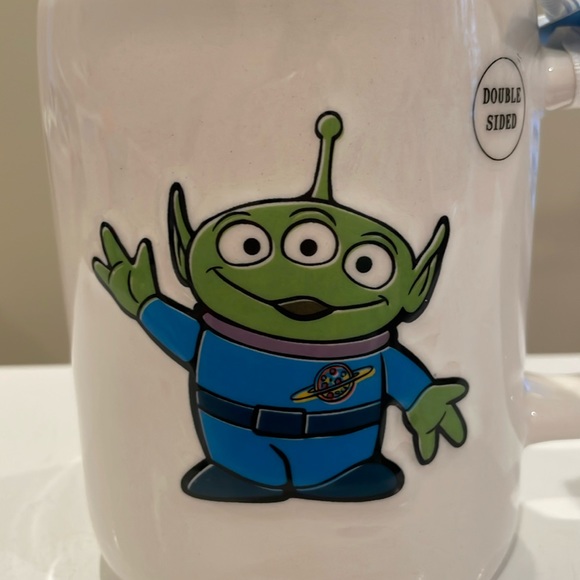 NWT Rae Dunn x Disney Pixar Toy Story Alien PREPARE TO BE CHOSEN Mug - Picture 3 of 6